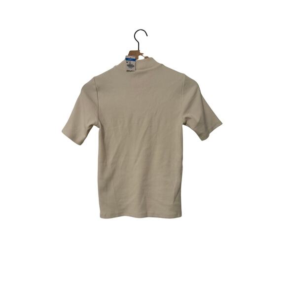 NWT J. McLaughlin Ivory Solid Jess Ribbed Top - Picture 5 of 8